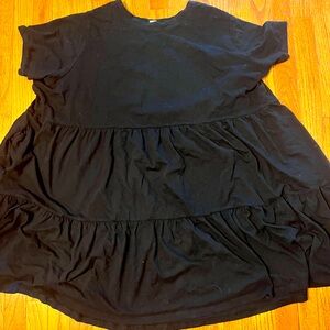 3x Old Navy cotton black dress